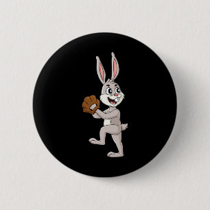Paasdag Rabbit Pitcher Boys Meisjes Kinder Ronde Button 5,7 Cm