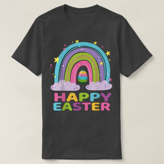 Paasdag regenboog voor kinderen Vrouwen in het oos T-shirt (Design voorkant)