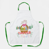 Paasdag Schort – Schattige Bunny & Egg Design (Voorkant)