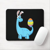 Paasdag T Rex Dino Rabbit Ears met eierboys Gi Muismat (Met muis)