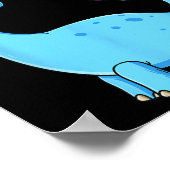 Paasdag T Rex Dino Rabbit Ears met eierboys Gi Poster (Hoek)