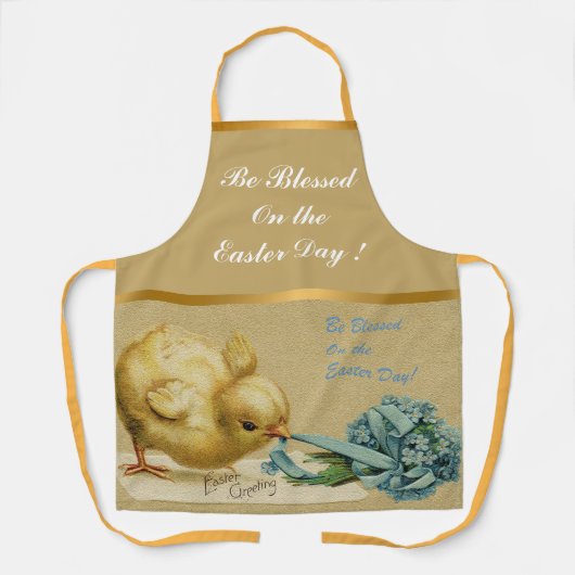 Paasdag voor kippen Schort (Voorkant)