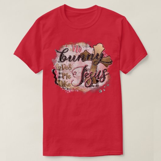 Paasdag voor Toddlers Geen Bunny houdt van mij zoa T-shirt (Design voorkant)