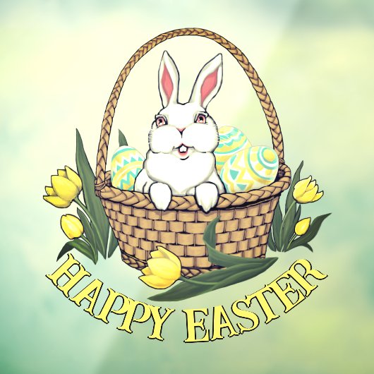 Paasdecalen - Aangepaste paasvensterklessen Raamsticker (Vel 3)