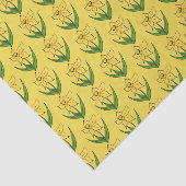 Paasdieven Zonnespiering Geel Tissuepapier (Detail)