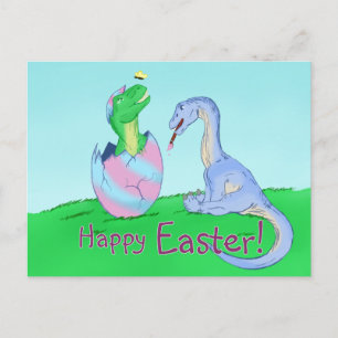Paasdinos Feestdagenkaart