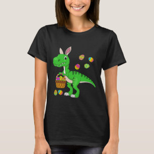 Paasdinosauriër konijnenoren PaasSket Stuffers Ki T-shirt