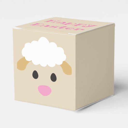 Paasdozen met Lam Bedankdoosjes (Voorkant Zijde)