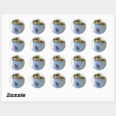 PaasEgger Chick in Cup Ronde Sticker (Vel)
