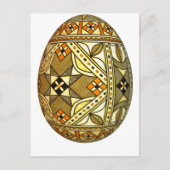 Paasei 1 van Pysanky Feestdagenkaart (Voorkant)