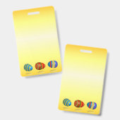 Paasei Badge (Voor- en achterkant)