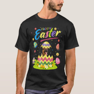 Paasei Duitse Herder Hond Gelukkig Pasen T-shirt