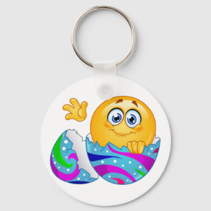 Paasei Emoji Sleutelhanger