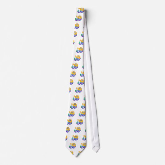 Paasei Emoji Stropdas (Voorkant)