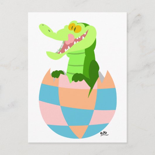 Paasei! :) feestdagenkaart (Voorkant)