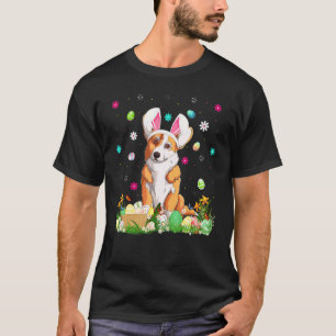 Paasei Grappige Corgi Hond Paaszondag T-shirt