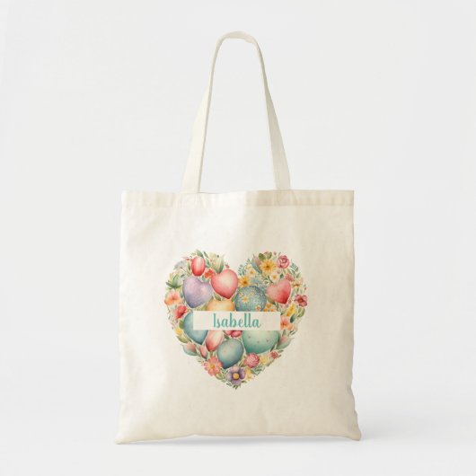 Paasei hart tote bag (Voorkant)