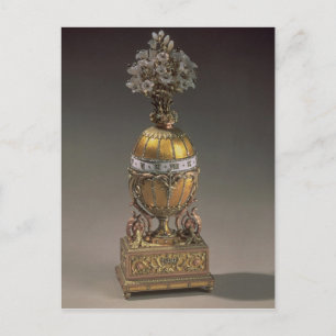 Paasei in de vorm van een Vaas Feestdagenkaart