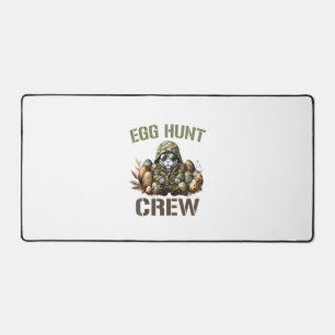 Paasei Jager Crew Camo Jacht Pasen Dag T-Shirt Bureaumat