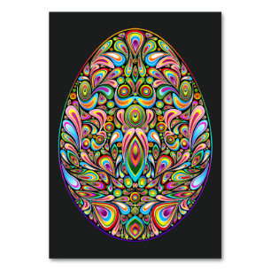 Paasei Psychedelisch Design Kids Biologisch T-Shir Kaart