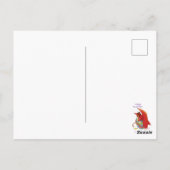 Paasei Rode draak Briefkaart (Achterkant)