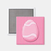 Paasei (roze) magneet (Voorkant / Achterkant)
