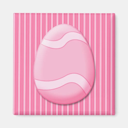 Paasei (roze) magneet (Voorkant)