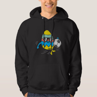 Paasei Spelen Voetbal Schattig Football Sport Mann Hoodie