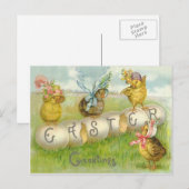 Paaseibakje Feestdagenkaart (Voorkant / Achterkant)