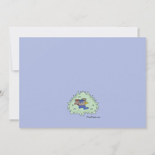 Paaseideurende partij kaart (Achterkant)