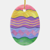 Paaseieren 1 keramisch ornament (Voorkant)