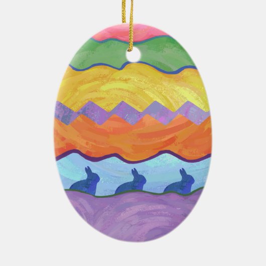 Paaseieren 2 keramisch ornament (Achterkant)