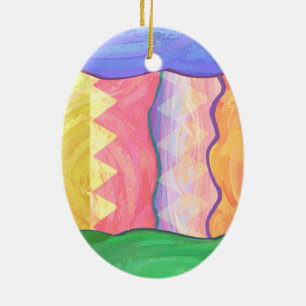 Paaseieren 4 keramisch ornament