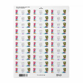 Paaseieren Adresetiketten Etiket (Full Sheet)