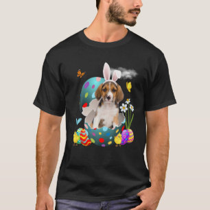 Paaseieren beagle Bunny Dog Gifts Dog Dad Dog mam T-shirt