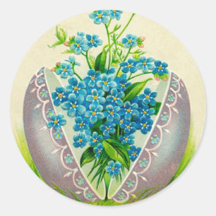 paaseieren Beste paaswensen begroeten Ronde Sticker