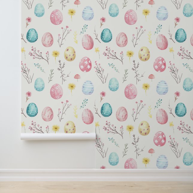 Paaseieren boho thema ontwerp behang (Applicatie)