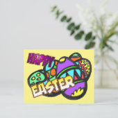 Paaseieren Briefkaart  (Staand voorkant)