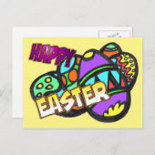 Paaseieren Briefkaart  (Voorkant / Achterkant)