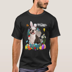 Paaseieren, Bulldog Bunny Dog Gifts Dog Dad T-shirt