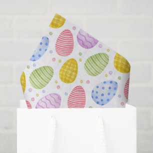 Paaseieren Decoupage Papier, Kleurrijk Lentefeest Tissuepapier