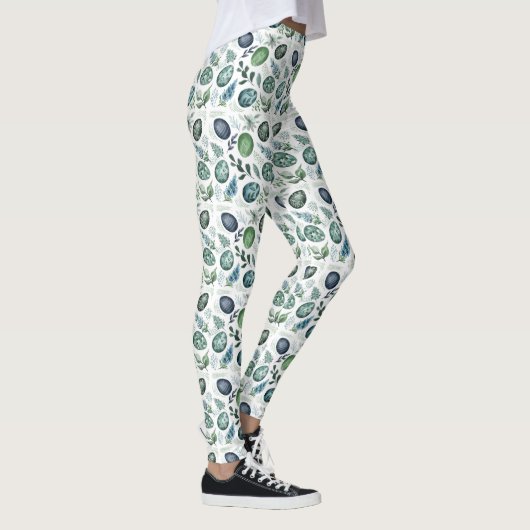 Paaseieren en -bladeren leggings (Rechts)