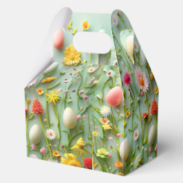 Paaseieren en -bloemen bedankdoosjes