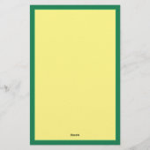 Paaseieren en bunny Monogram Briefpapier (Achterkant)