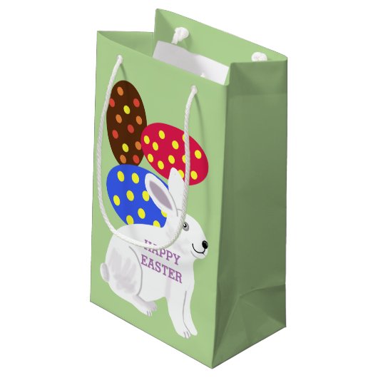 Paaseieren en paaseieren klein cadeauzakje (Achterkant Gekanteld)