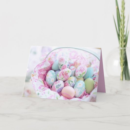 Paaseieren Feestdagen Kaart (Voorkant)