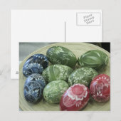 Paaseieren Feestdagenkaart (Voorkant / Achterkant)