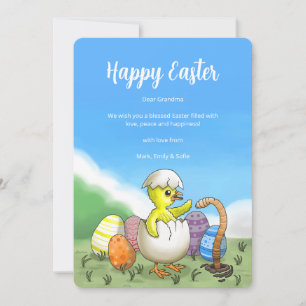 paaseieren feestdagenkaart