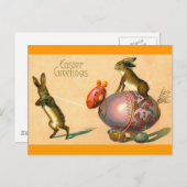 Paaseieren Feestdagenkaart (Voorkant / Achterkant)