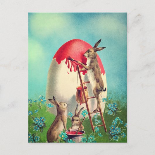 paaseieren feestdagenkaart (Voorkant)